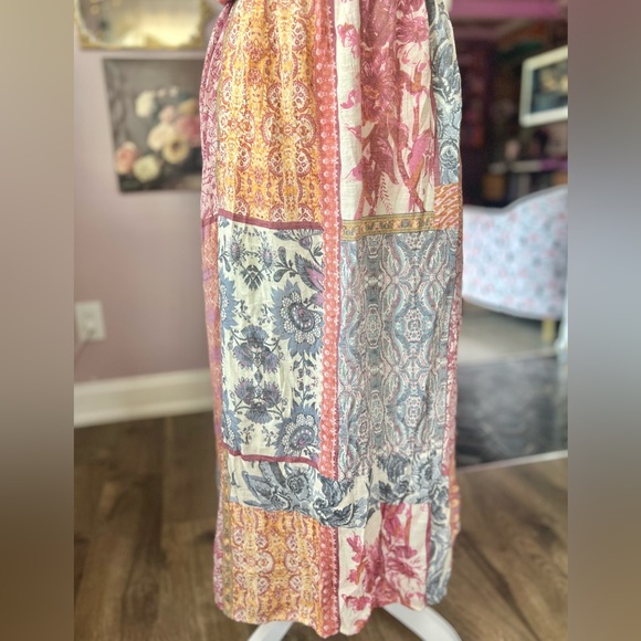 Lane Bryant Multicolor Patchwork Midi Dress - Picture 3 of 6